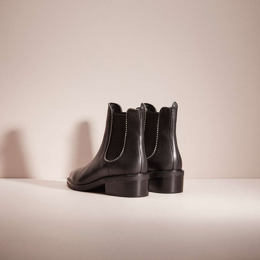 Shop Coach Restored Bowery Bootie In Black