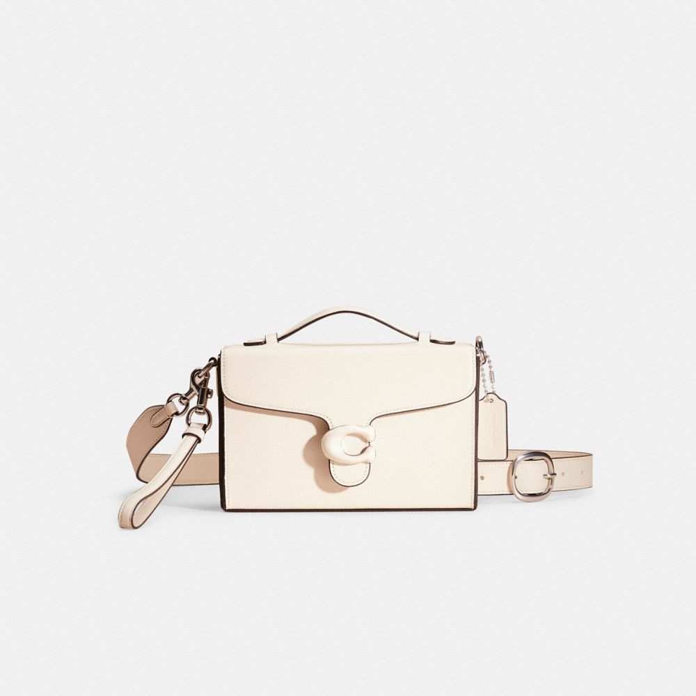 Coach Restored Tabby Box Bag In Light Antique Nickel/chalk