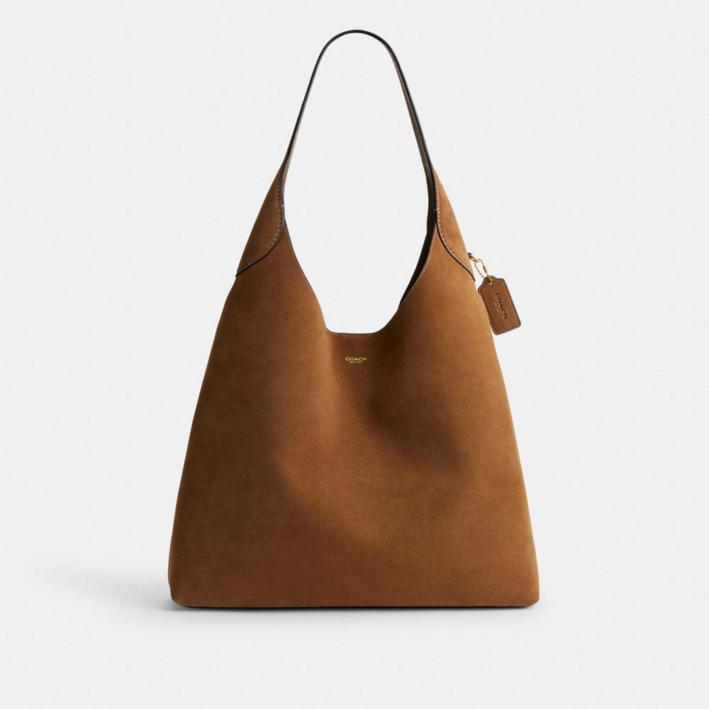 COACH ブラウン スエード トートバッグ Brooklyn Shoulder Bag 39 | Bags | Coach | COACH®
