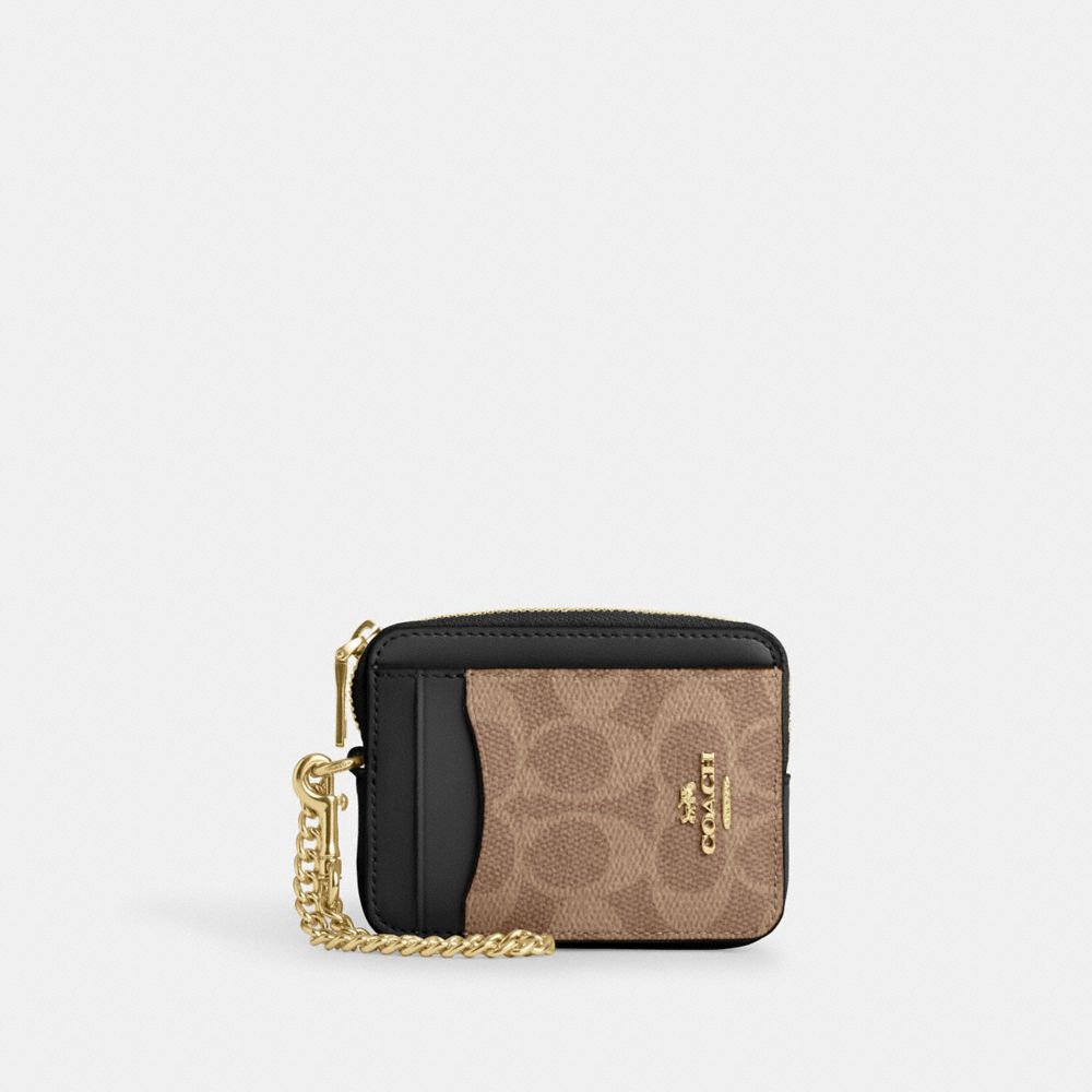 Zip Card Case In Signature Canvas, ProductTile