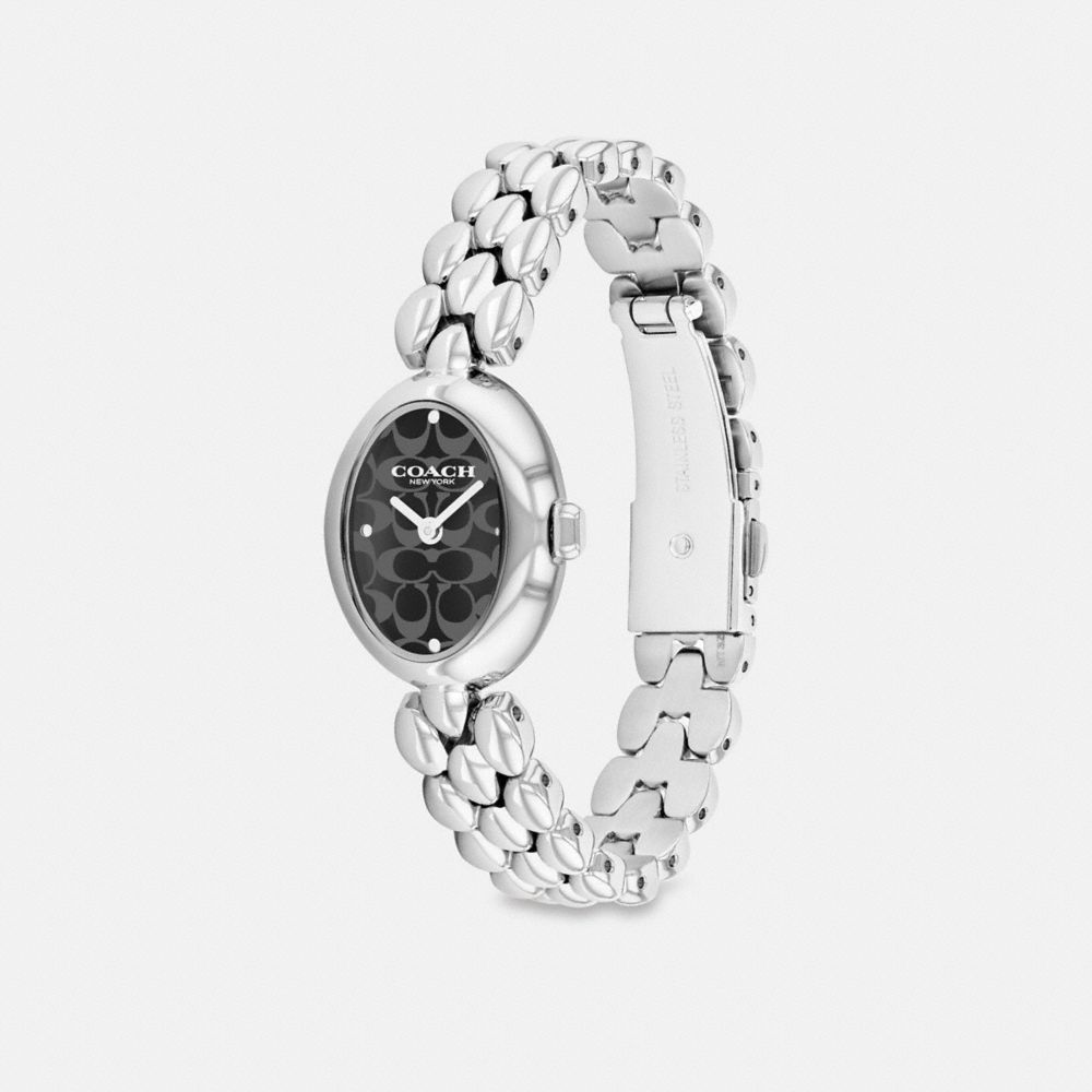 COACH®,Sammy Watch, 22 Mm,Analog,Crystal,Stainless Steel,Casual,,Angle View