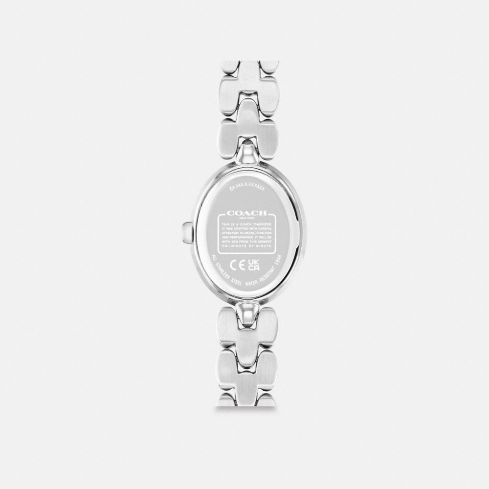COACH®,Sammy Watch, 22 Mm,Analog,Crystal,Stainless Steel,Casual,,Back View