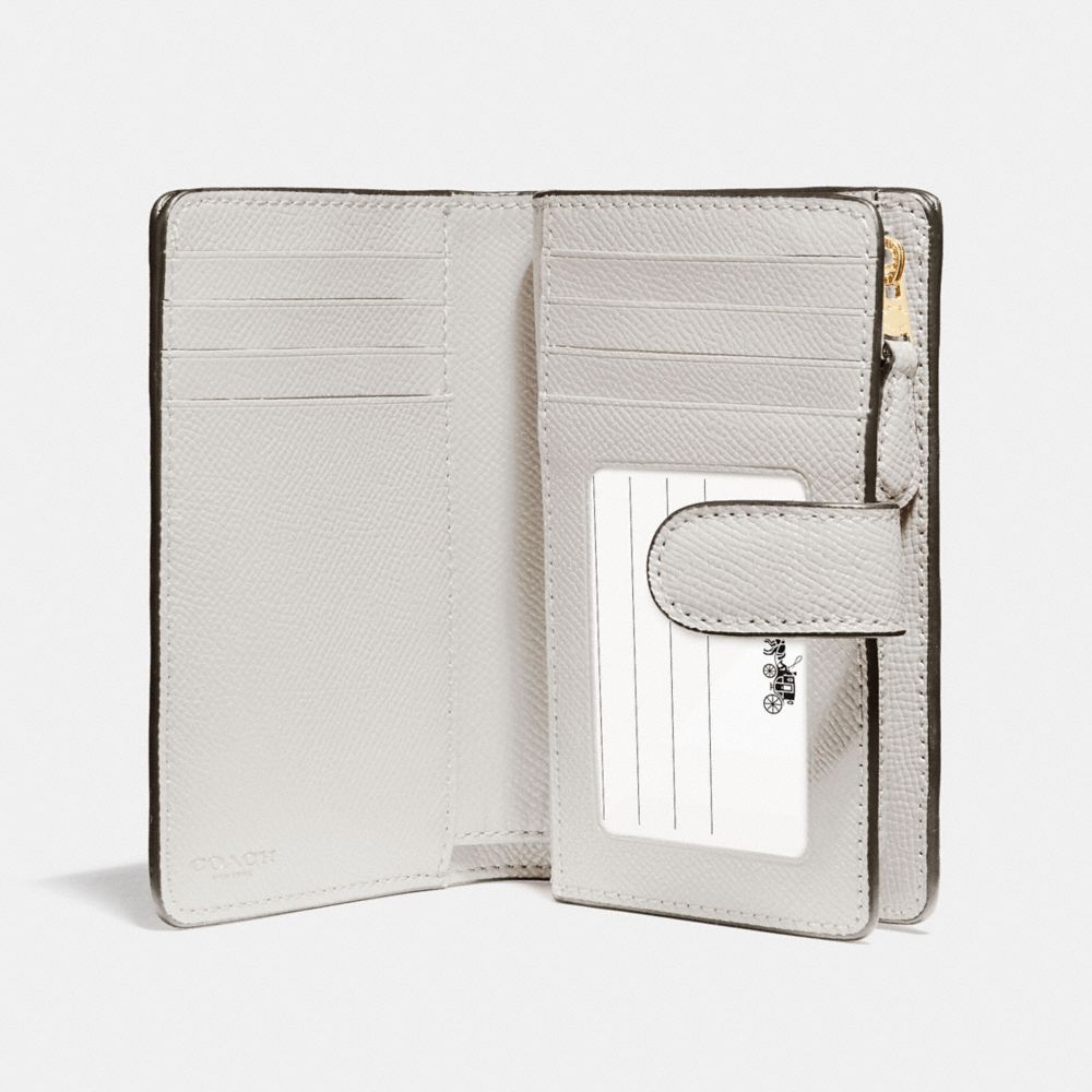 COACH®,Medium Corner Zip Wallet,,Inside View,Top View