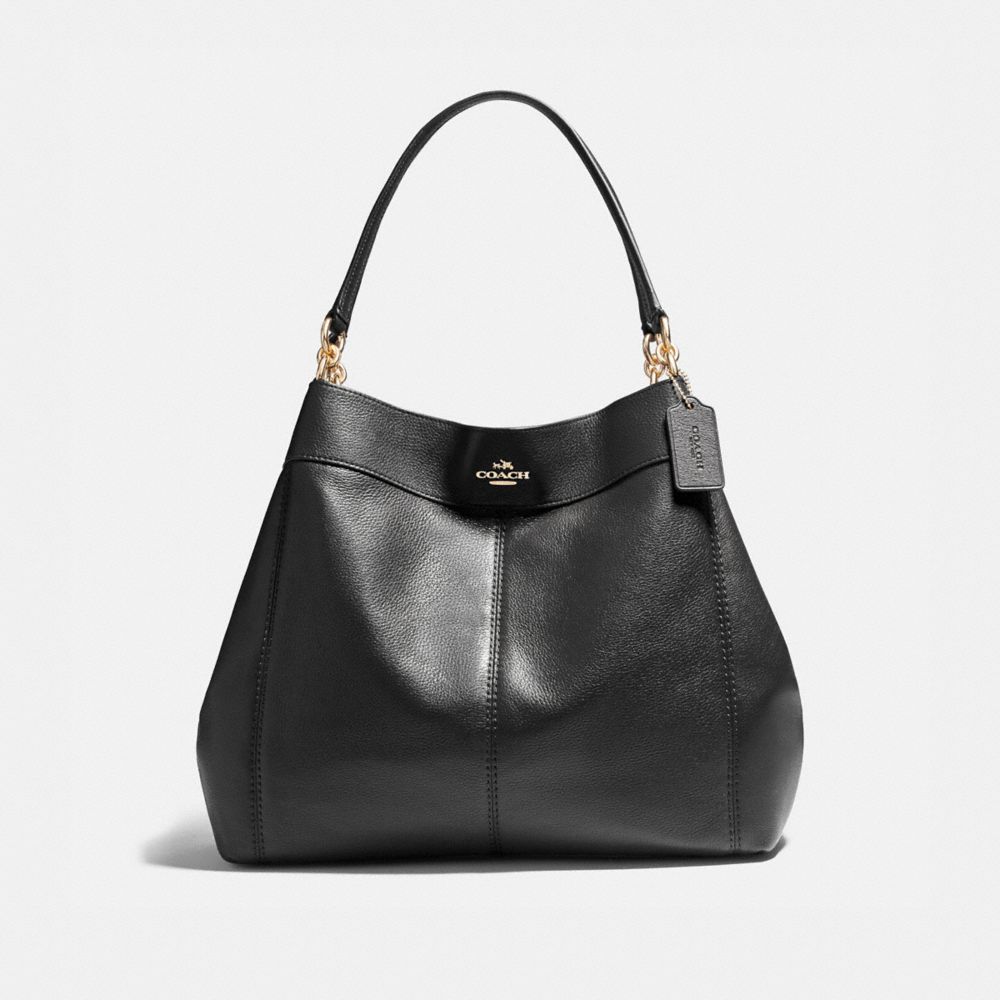 coach lexy shoulder bag black