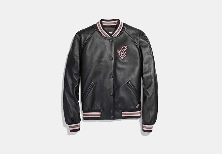 COACH® Outlet | Leather Varsity Jacket
