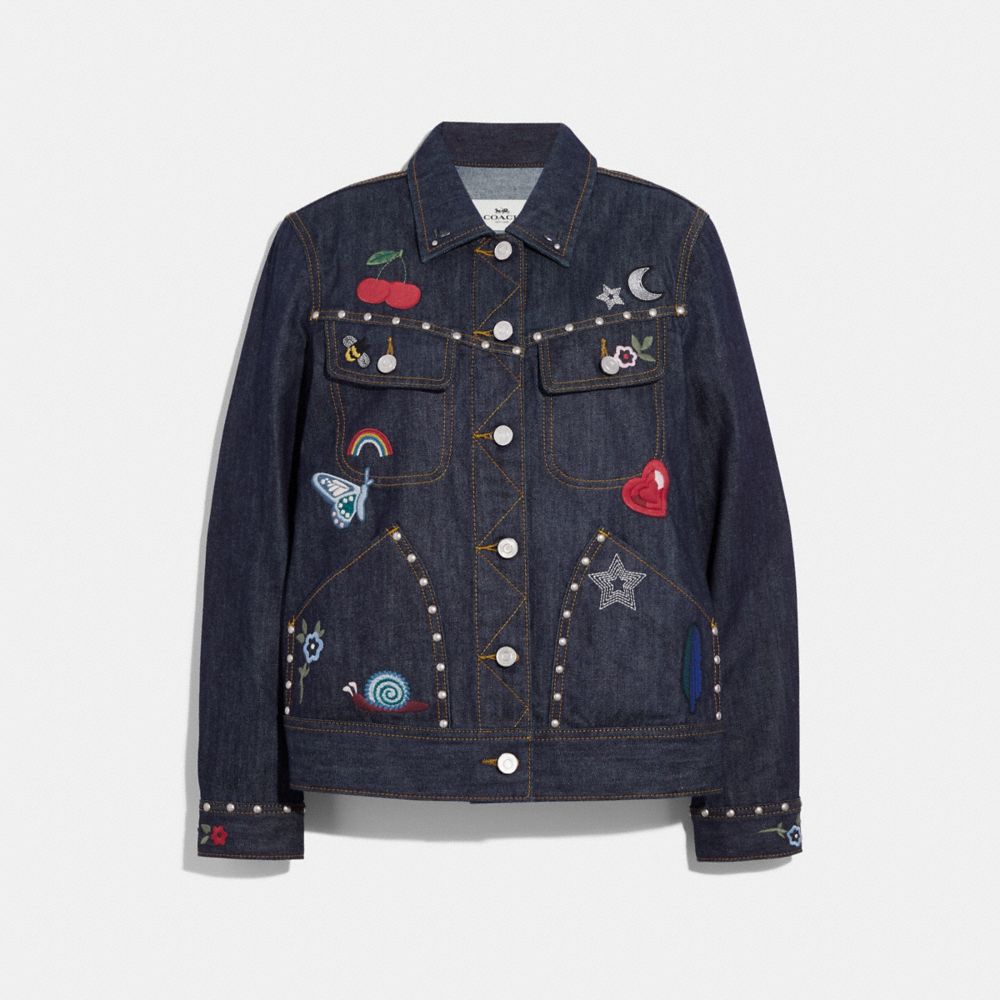 COACH® Outlet Embroidered Jean Jacket
