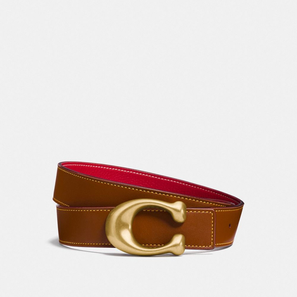 signature buckle reversible belt 32mm