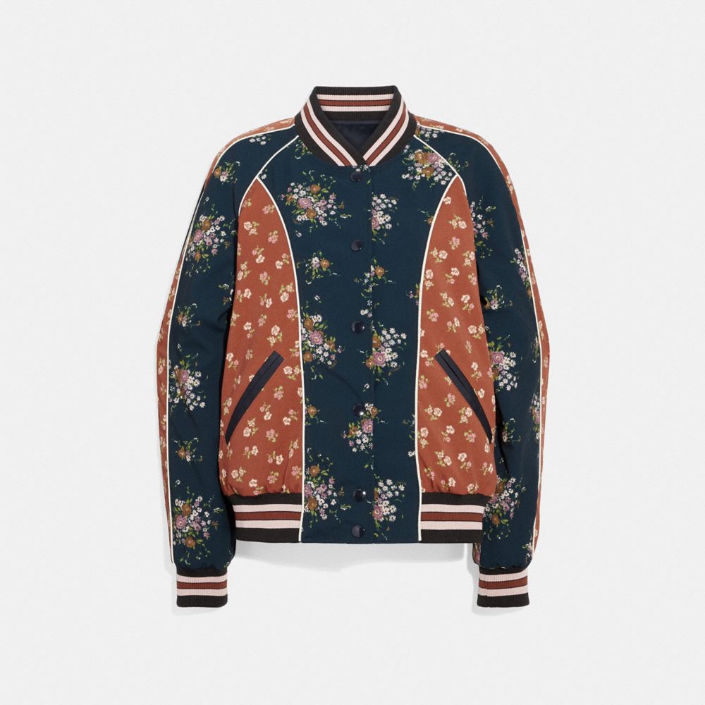 COACH® Outlet Reversible Floral Souvenir Jacket