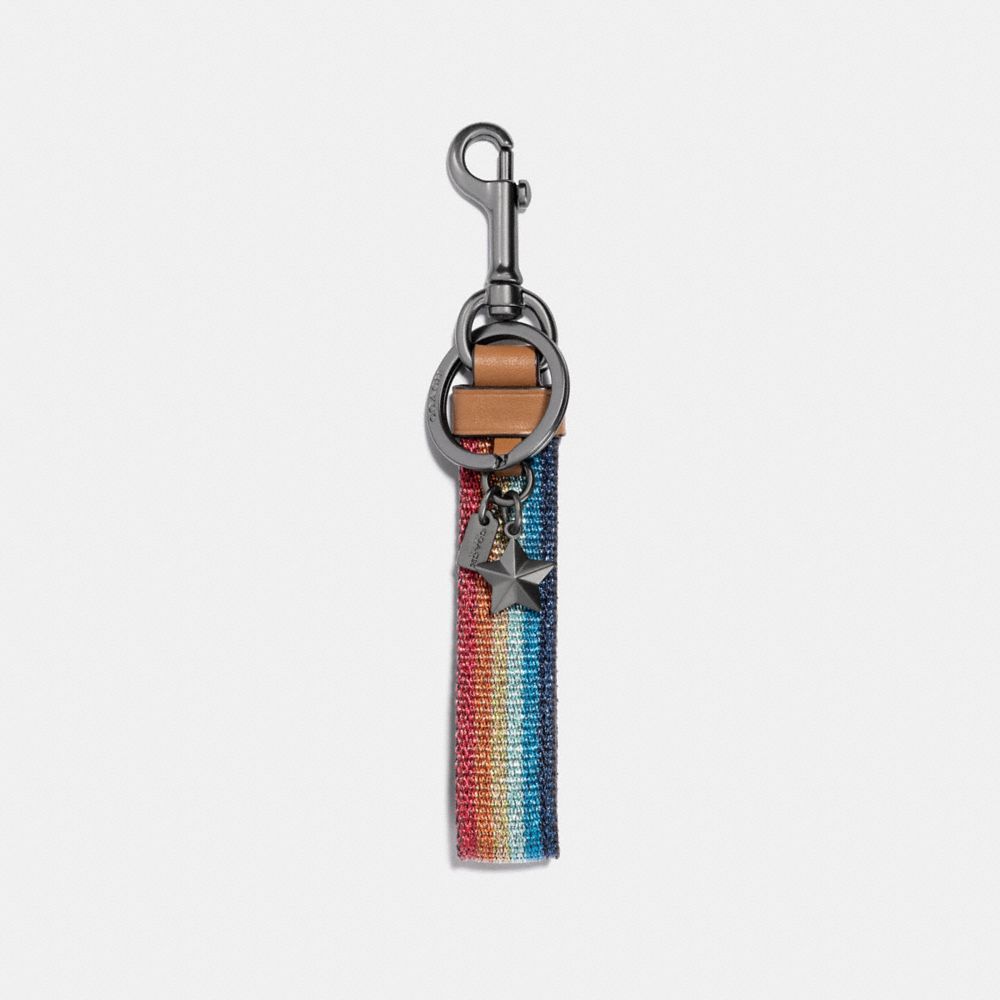 COACH® Outlet Rainbow bed Strap Bag Charm