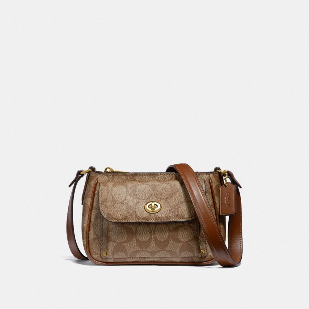 COACH® Outlet Sadie Crossbody In Signature Canvas