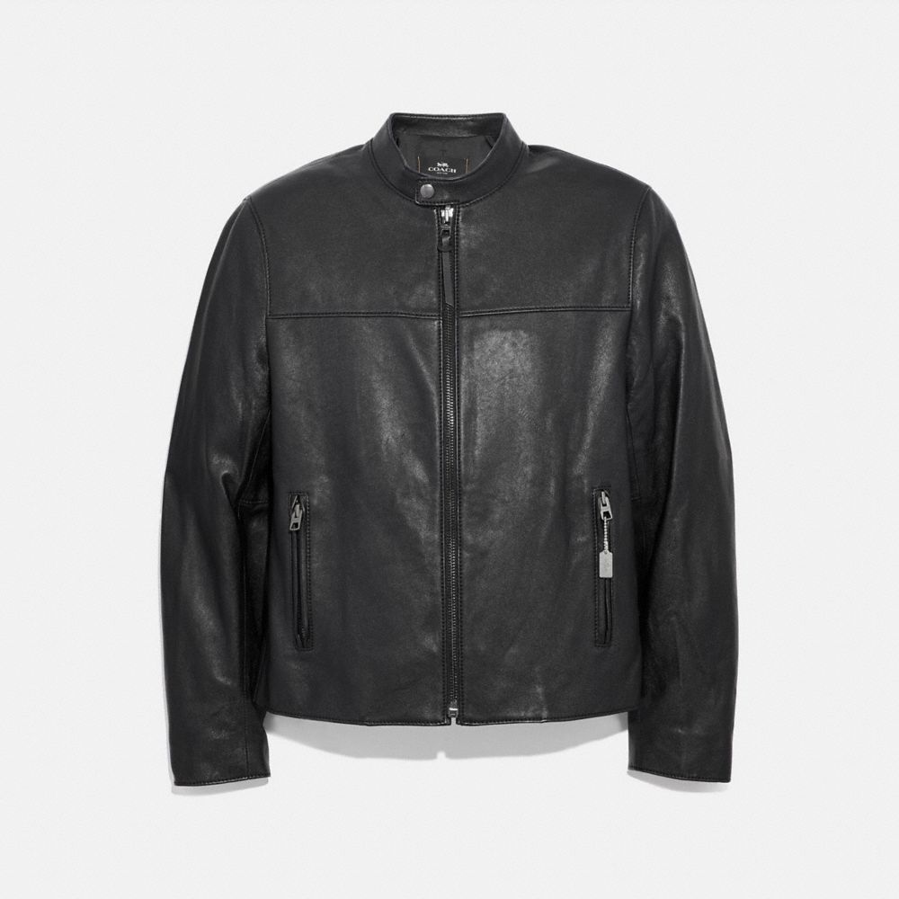 COACH® Outlet Leather Racer Jacket