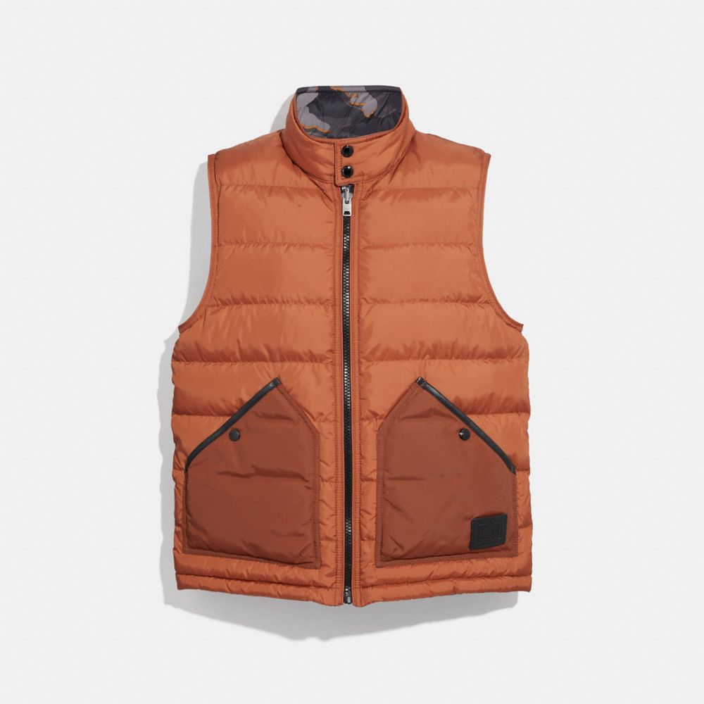 coach vest mens