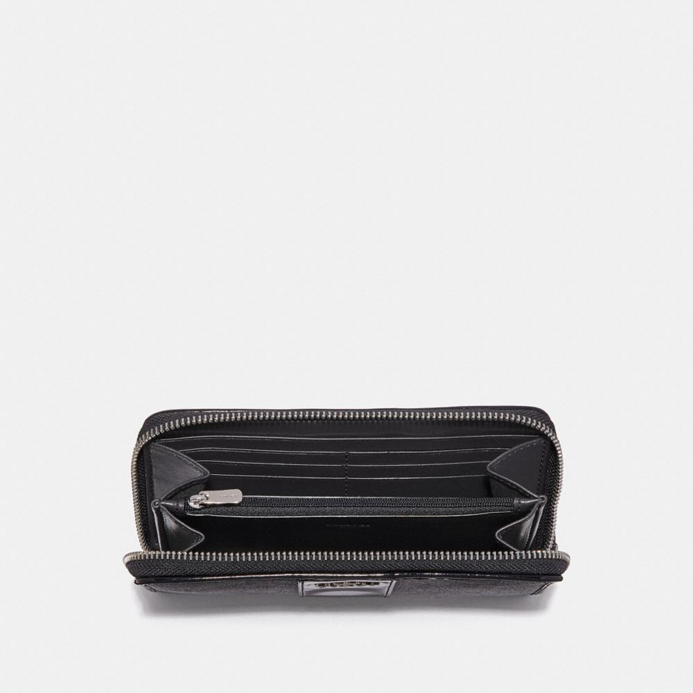 COACH® Outlet  Accordion Zip Wallet In Signature Canvas