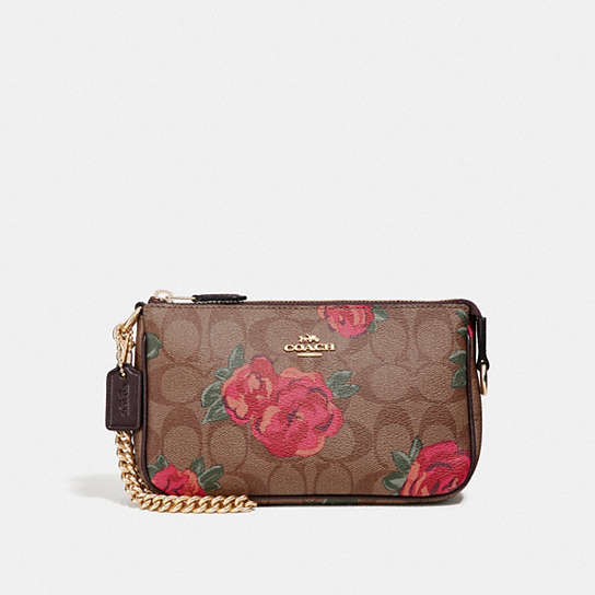 COACH® Outlet | Large Wristlet 19 In Signature Canvas With Jumbo Floral  Print