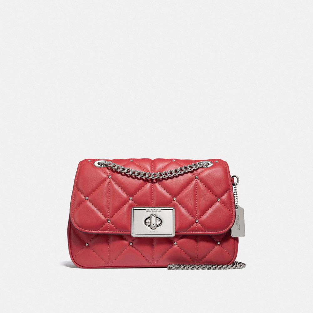 coach cassidy crossbody with studded diamond quilting
