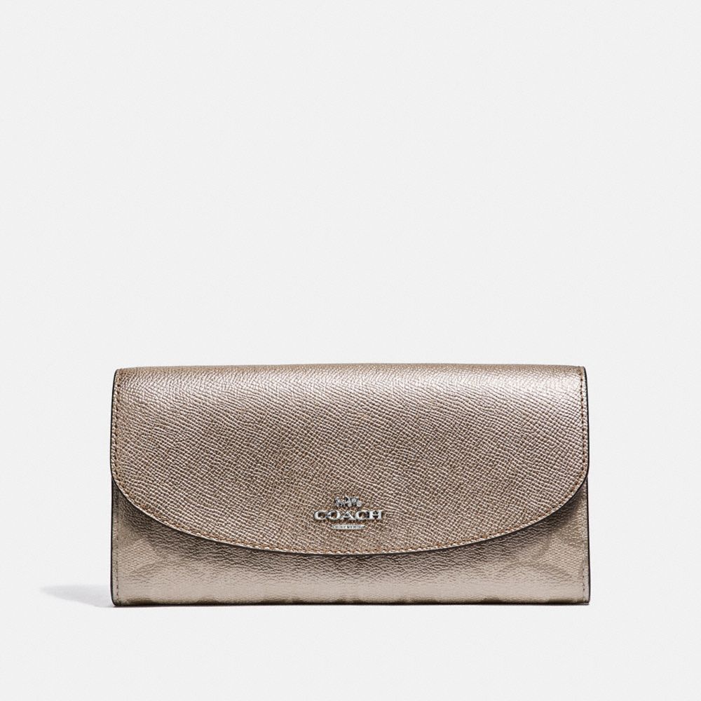 COACH® Outlet Slim Envelope Wallet In Signature Canvas