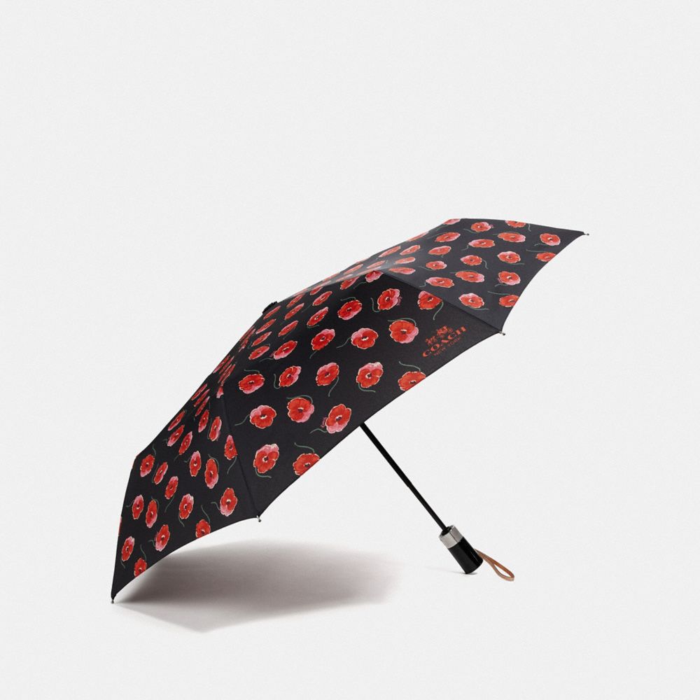 COACH® Outlet Umbrella With Poppy Print
