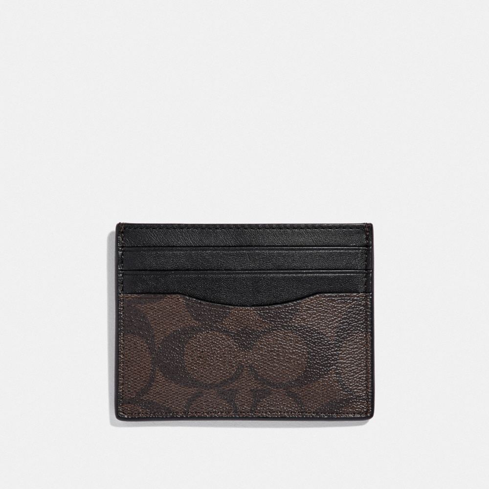 COACH® Outlet Slim Id Card Case In Signature Canvas