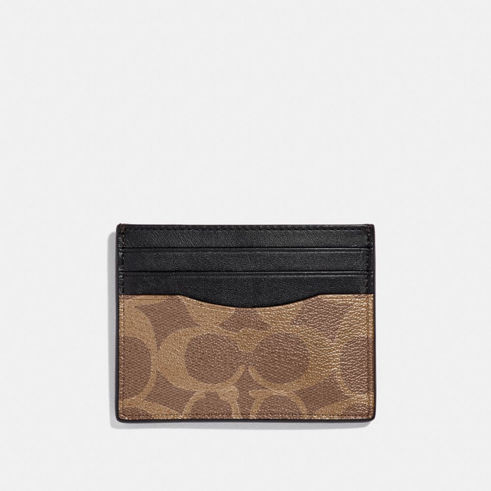 COACH® Outlet Slim Id Card Case In Signature Canvas