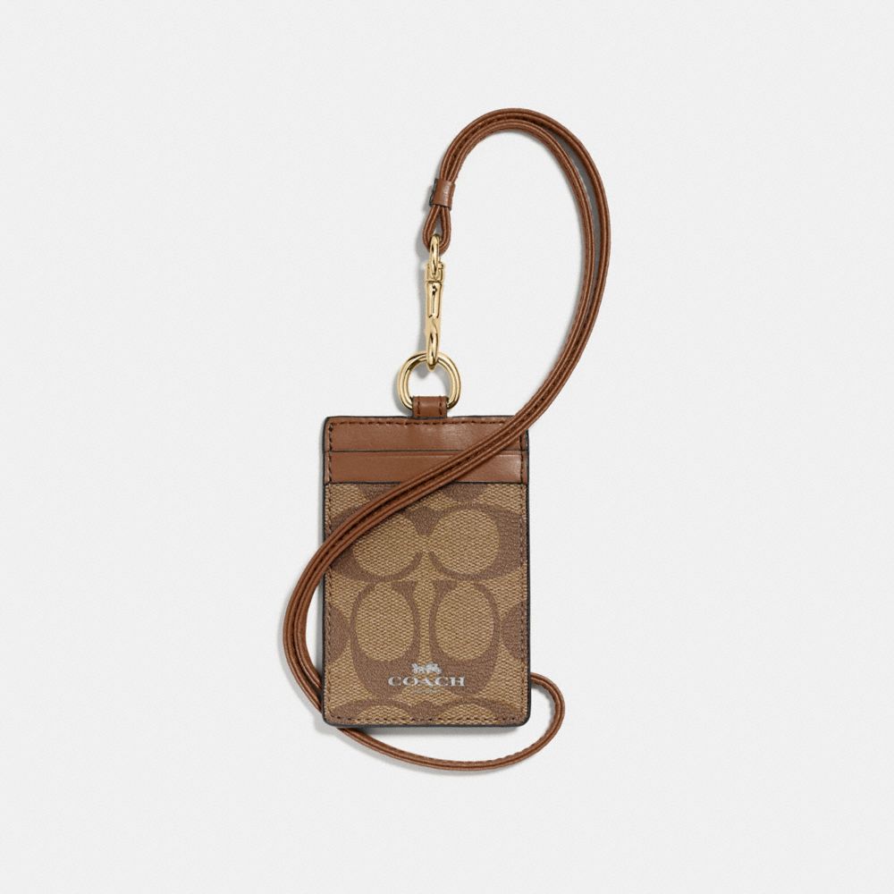 COACH® Outlet Id Lanyard In Signature Canvas