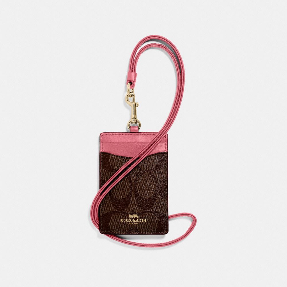 COACH® Outlet | Id Lanyard In Signature Canvas