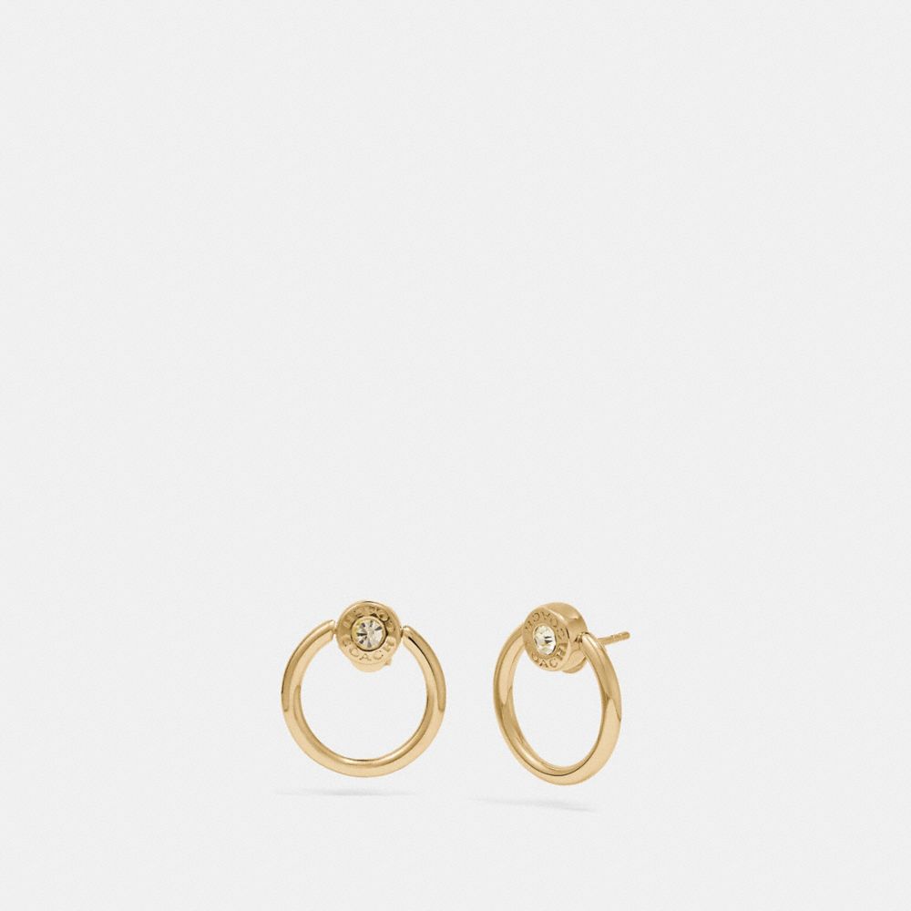COACH® Outlet | Open Circle Halo Stud Earrings