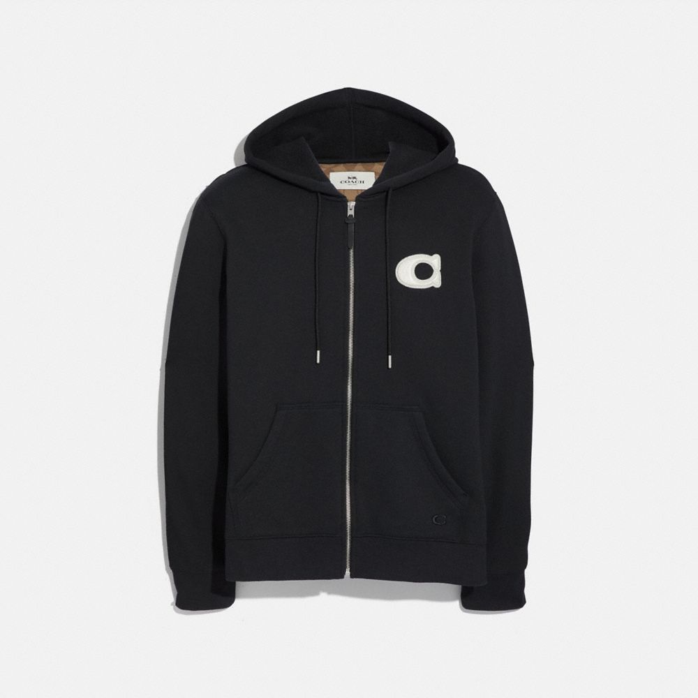 COACH® Outlet Varsity C Zip Up Hoodie