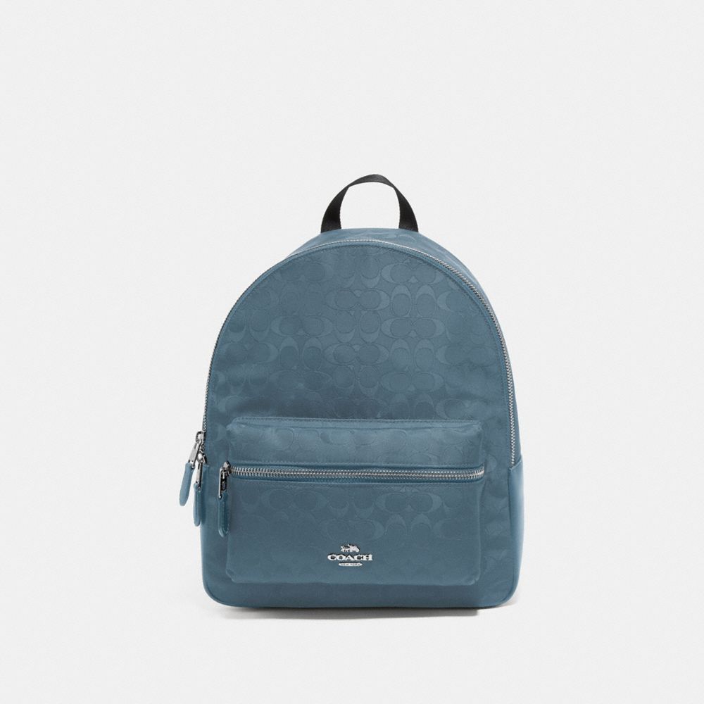 COACH® Outlet | Medium Charlie Backpack In Signature Nylon