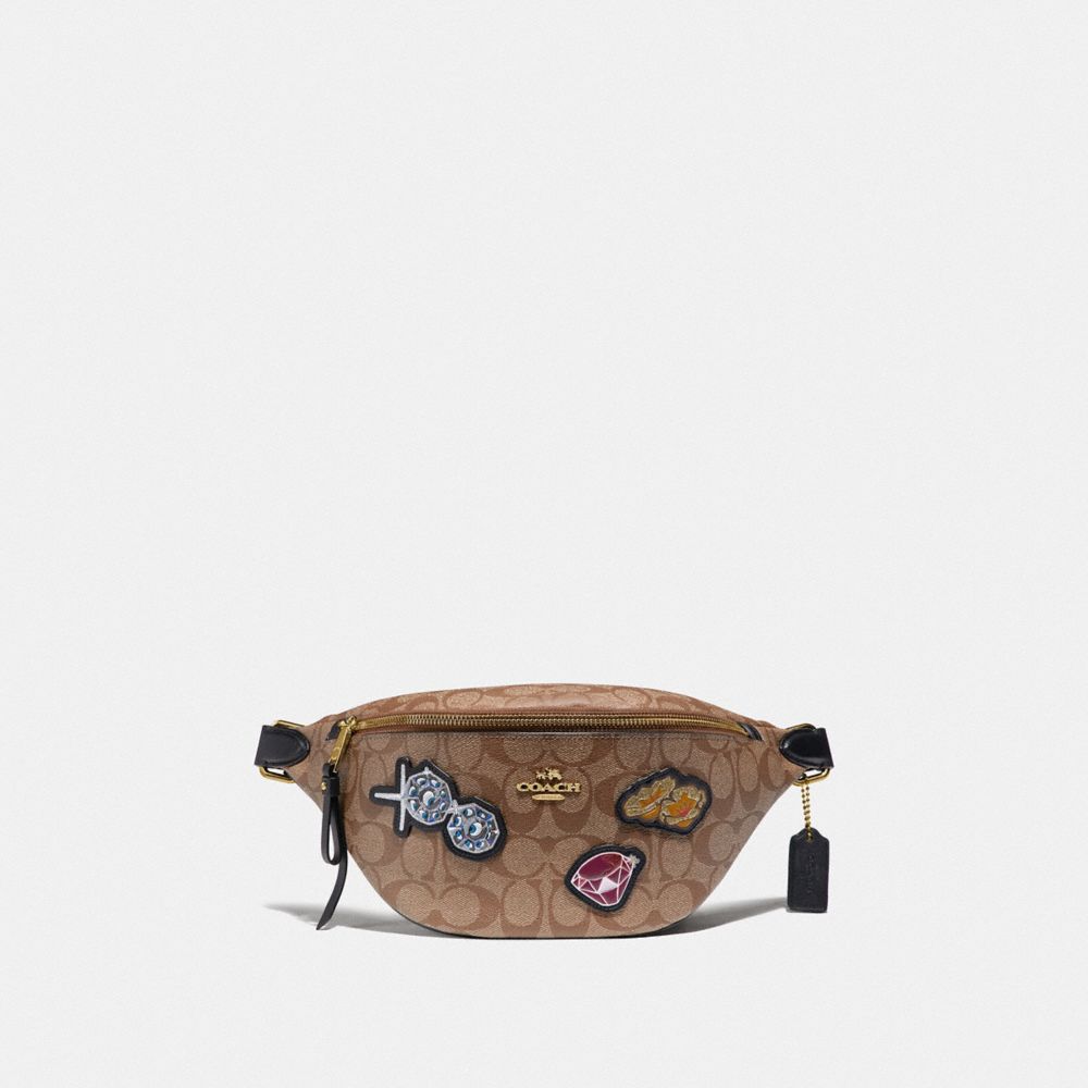 COACH® Outlet Disney X Coach Belt Bag In Signature Canvas With Snow White