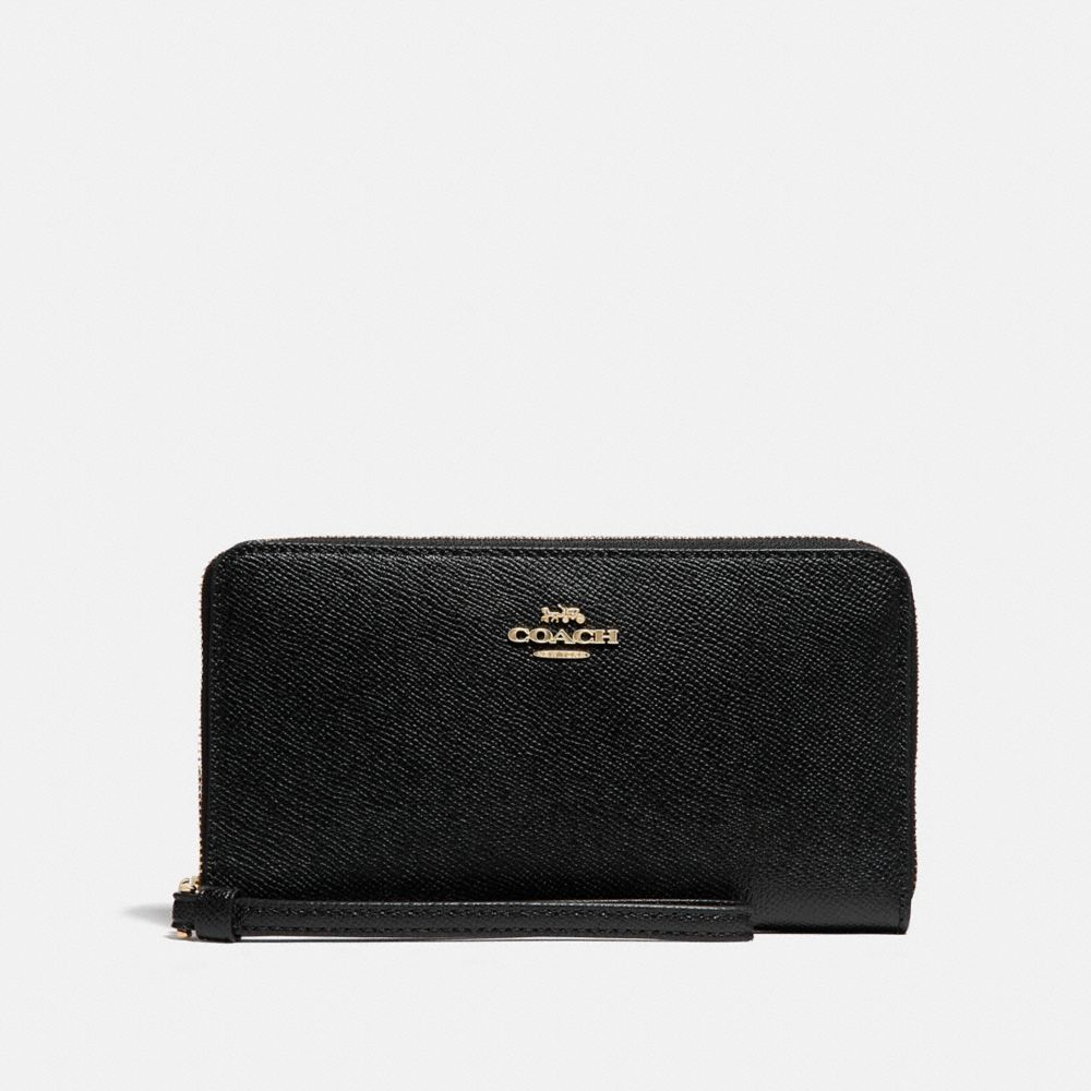 coach large phone wallet wristlet