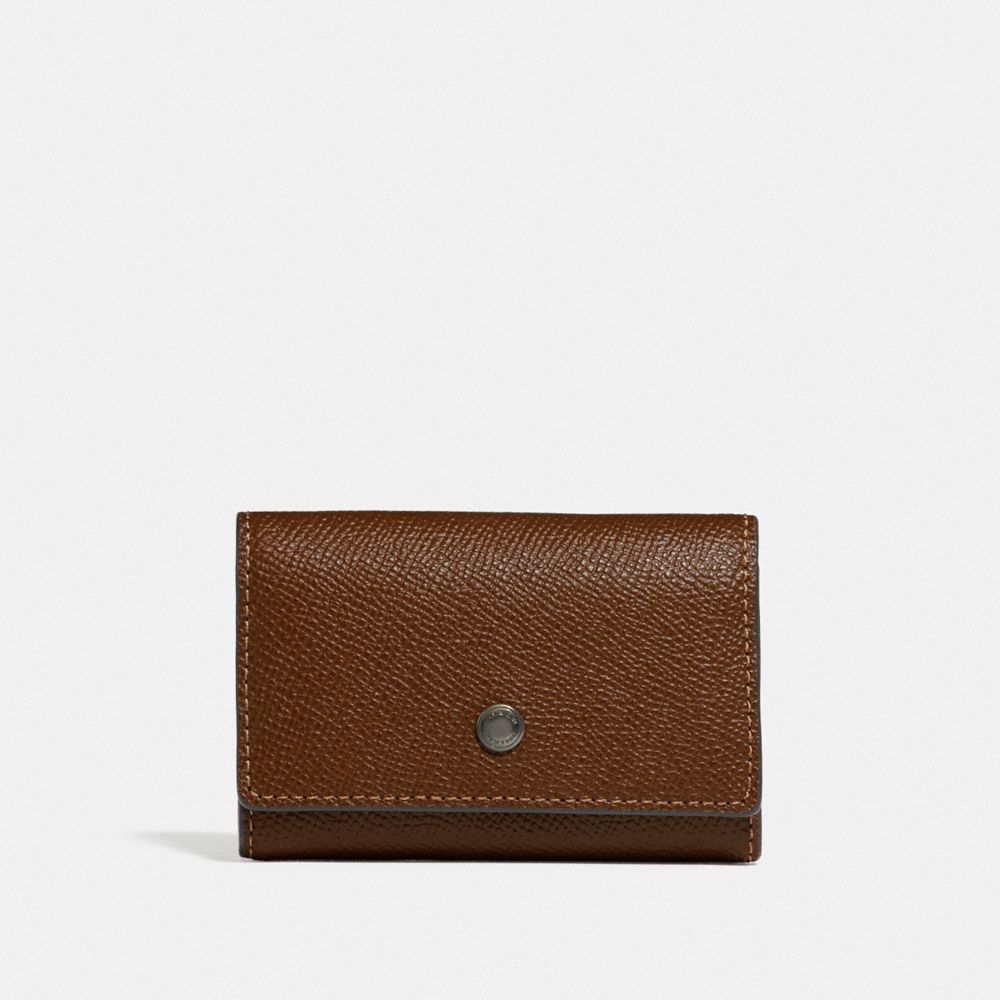 COACH コーチ ５リング レザー 茶色 キーケース クロスグレイン - 通販