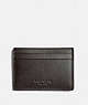 COACH®,MONEY CLIP CARD CASE,Leather,Nickel/BLACK,Front View
