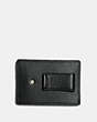 COACH®,MONEY CLIP CARD CASE,Leather,Nickel/BLACK,Back View