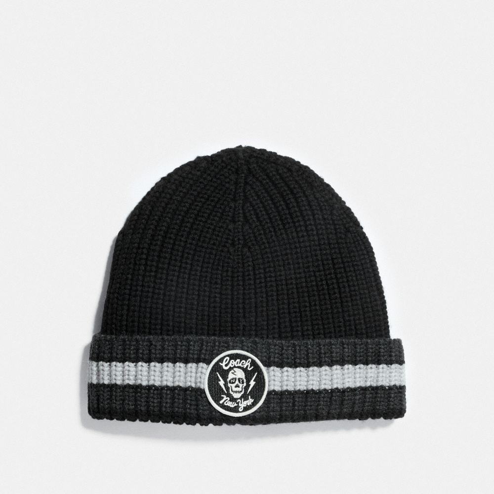 COACH® Outlet Embroidered Rib Knit Hat