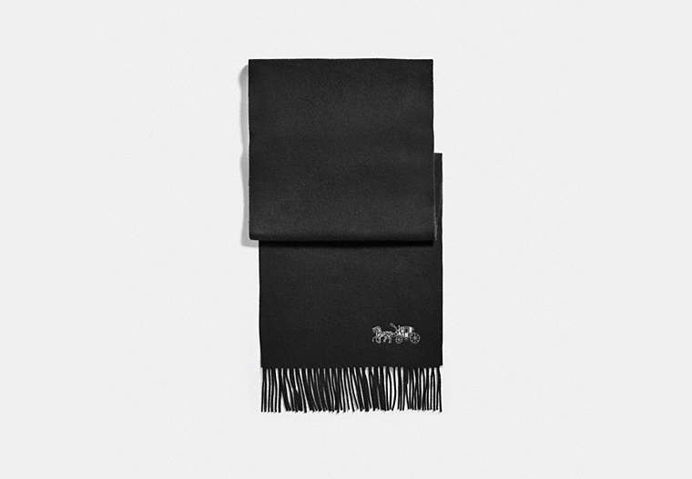 COACH® Outlet | Embroidered Horse And Carriage Cashmere Muffler