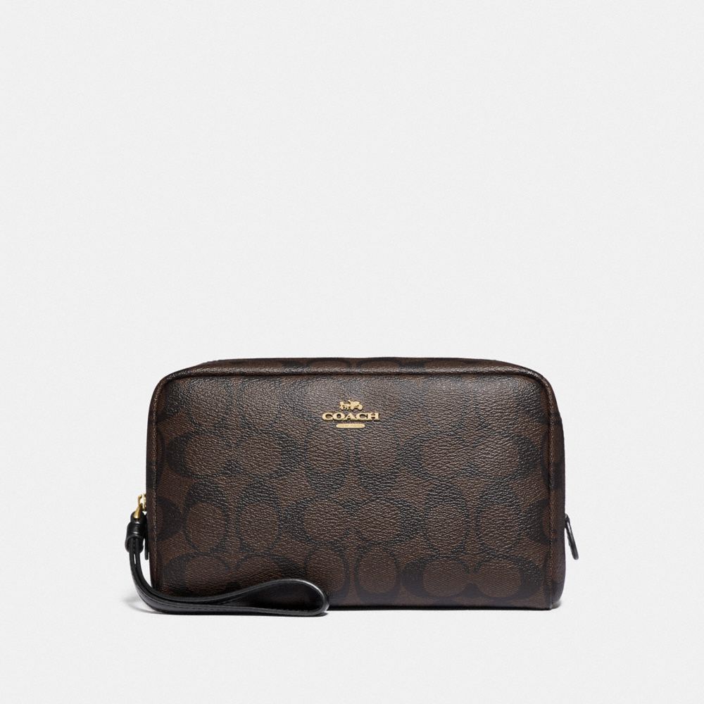 Introducir 63+ imagen coach cosmetic pouch