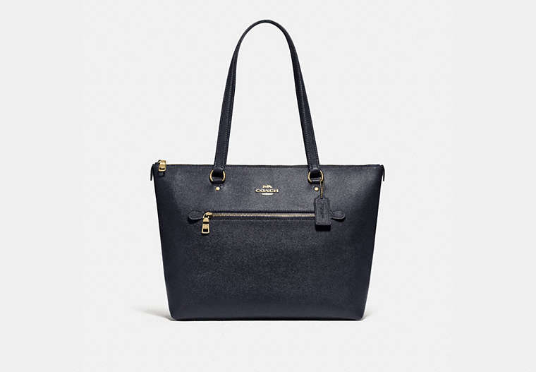 Gallery Tote。顏色：Gold/Midnight
