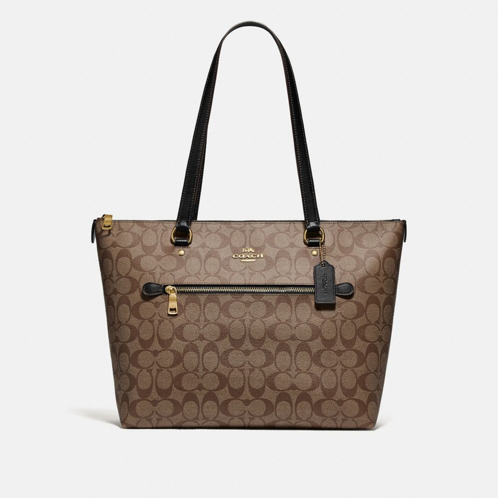 COACH® Outlet | Gallery Tote In Signature Canvas