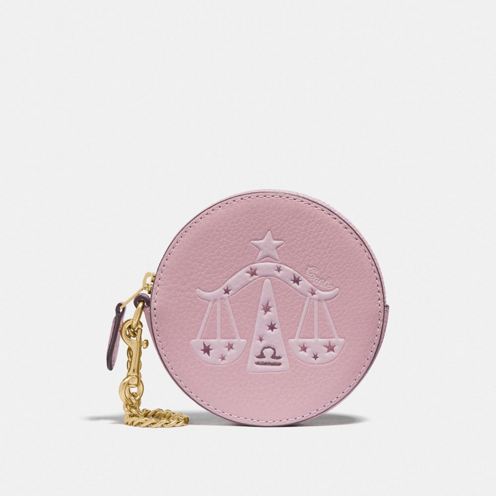 COACH® Outlet Round Coin Case With Libra