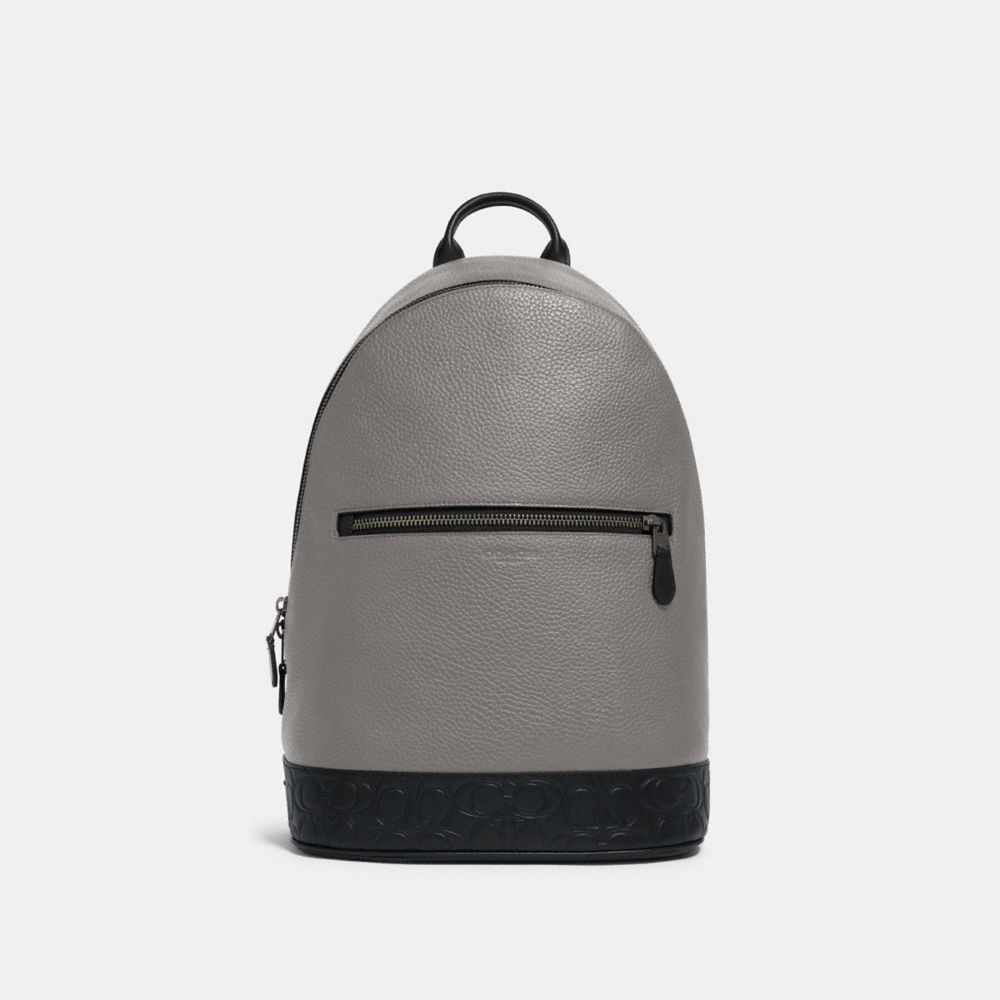 COACH® Outlet West Slim Backpack With Signature Leather Detail