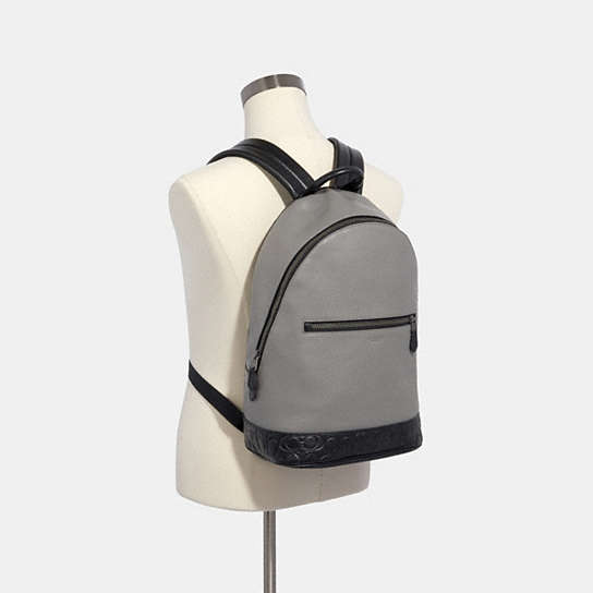 COACH® Outlet | West Slim Backpack With Signature Leather Detail