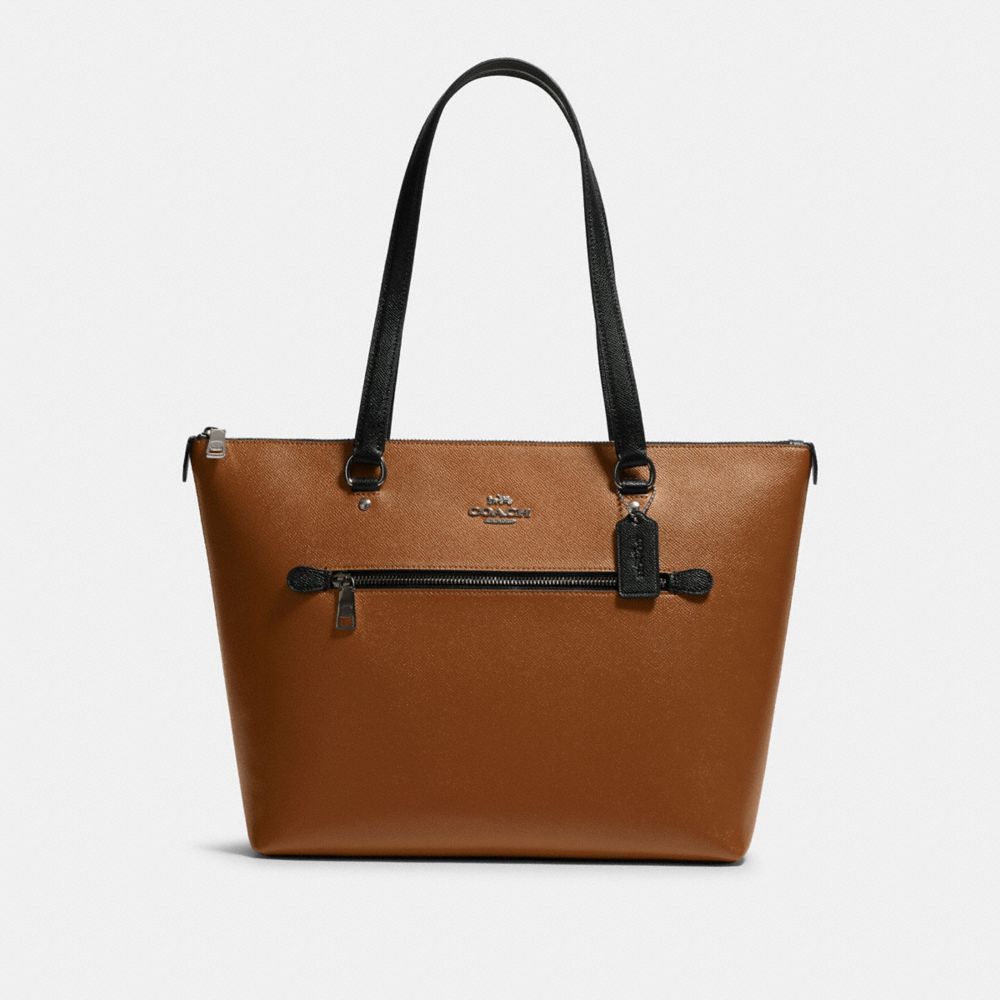 coach court tote in colorblock