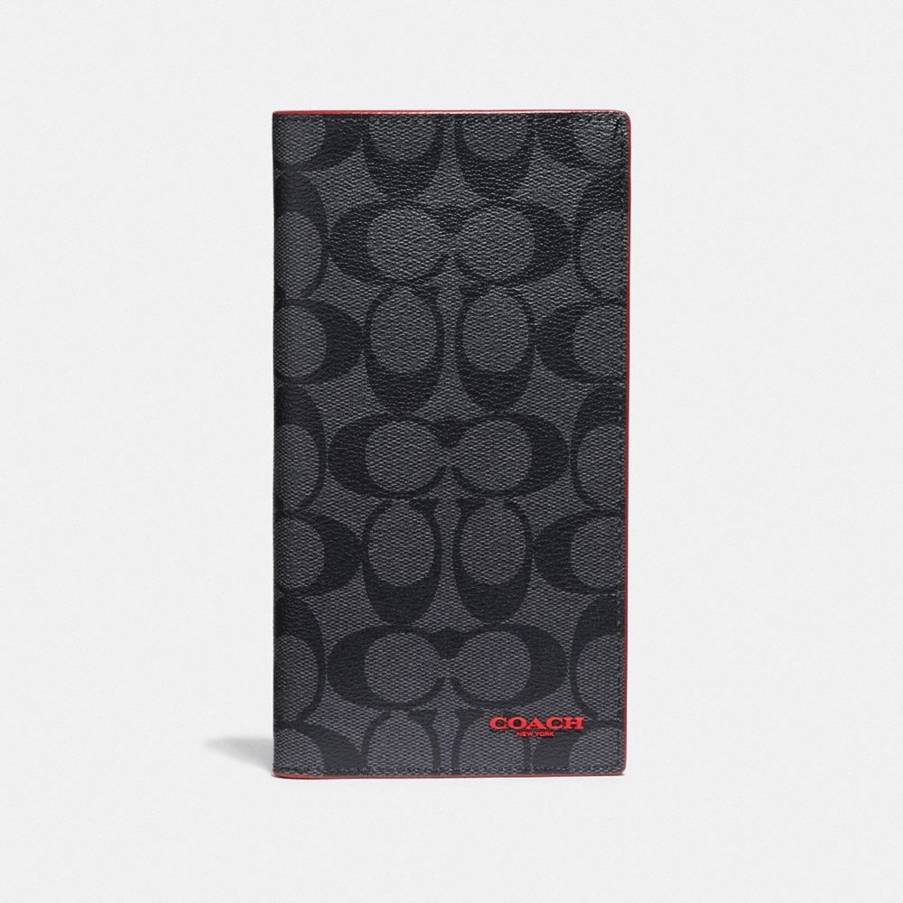 COACH® Outlet Slim Passport Wallet In Signature Canvas