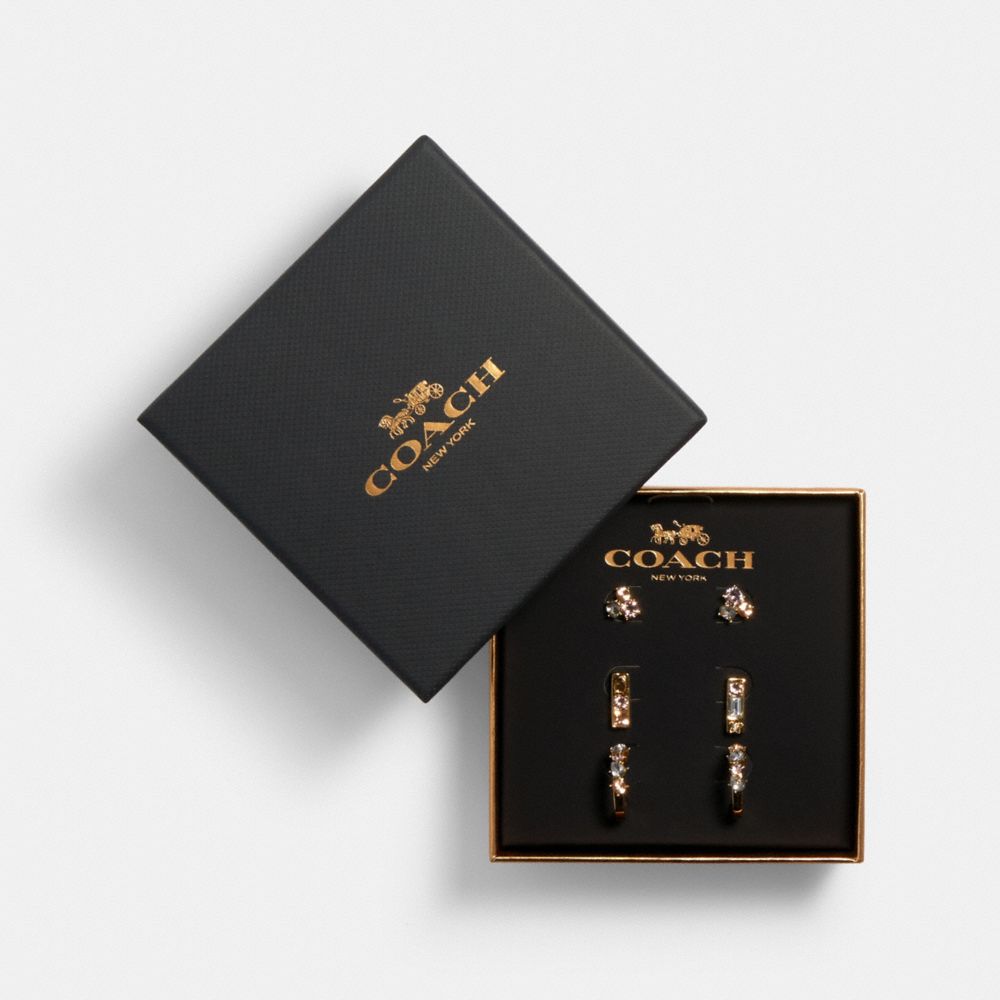 COACH® Outlet Crystal Earrings Set