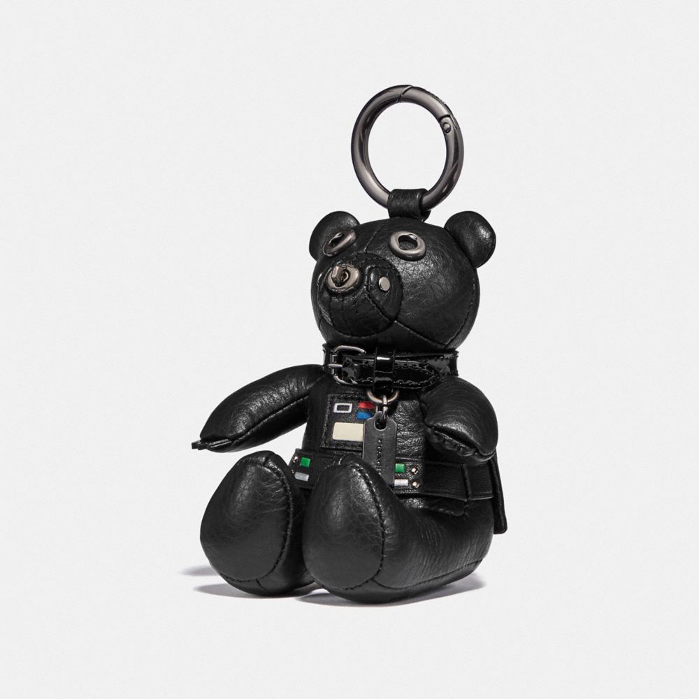 Coach+Bear+Star+Wars+Leather+Darth+Vader+Keychain+Bag+Charm+F88049+With+Tags  for sale online
