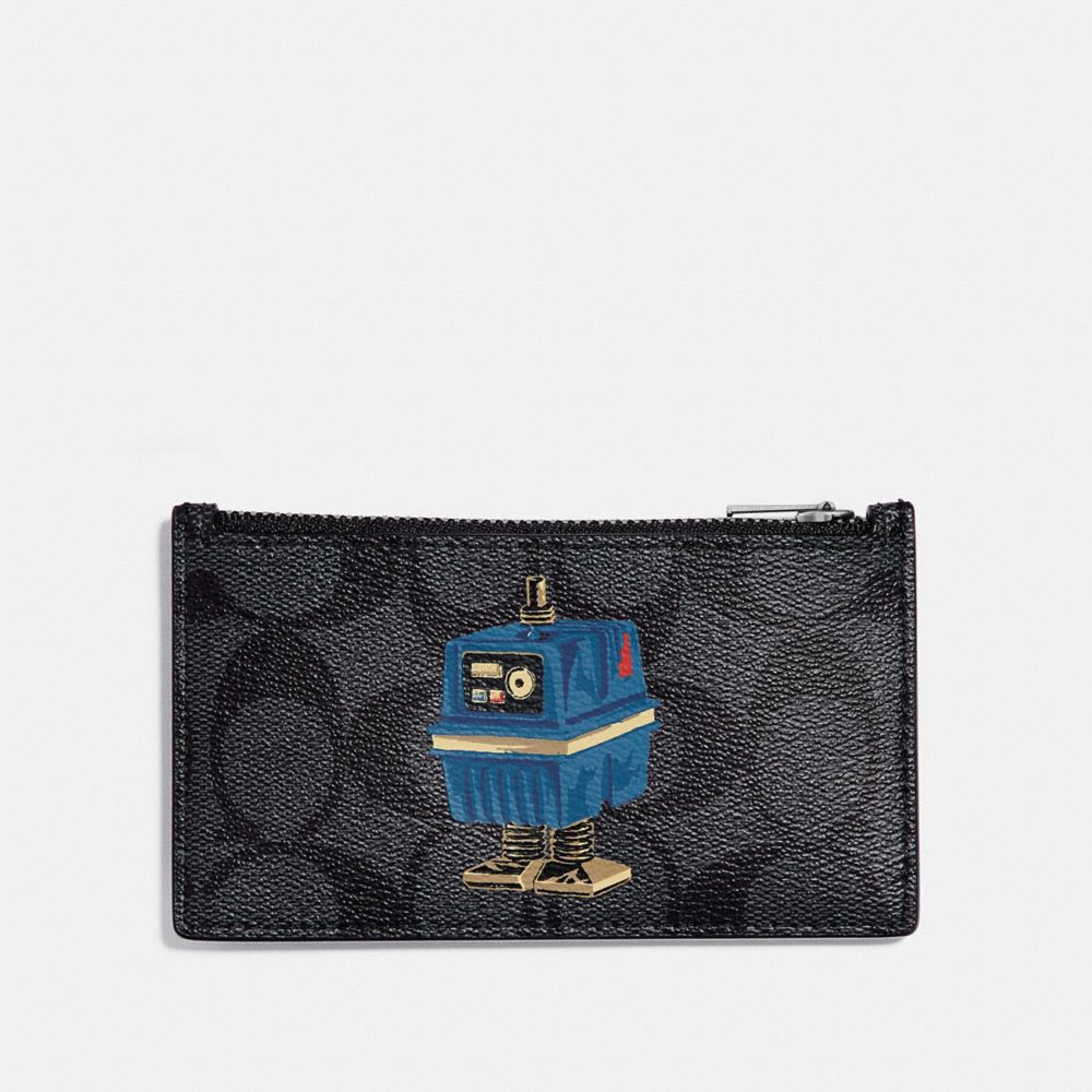 COACH Outlet Star Wars X Coach Zip Card Case In Signature Canvas 