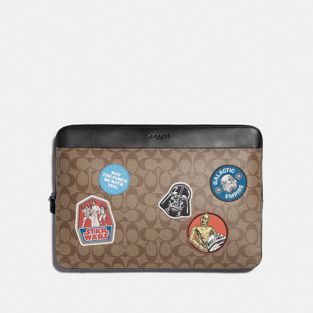 COACH® Outlet Star Wars X Coach Laptop Case In Signature Canvas With