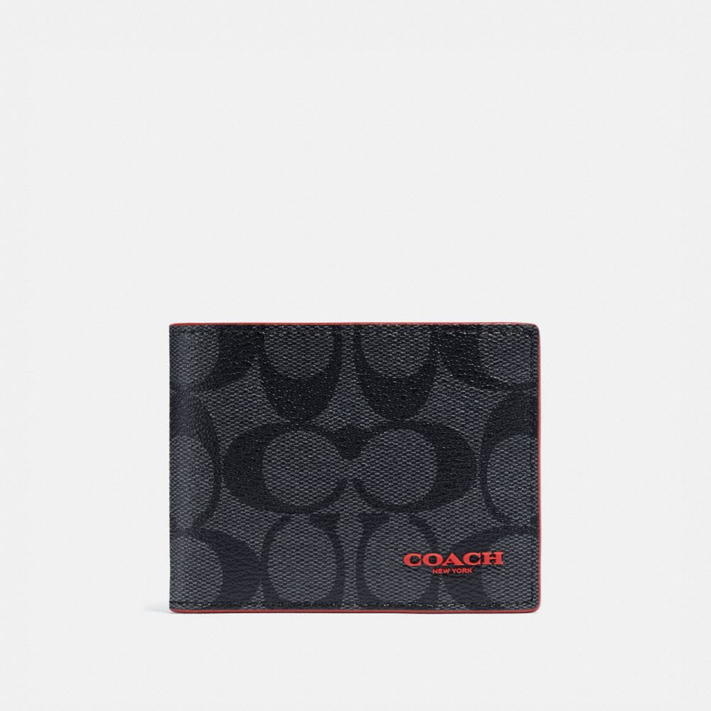 COACH® Outlet Id Billfold Wallet In Signature Canvas
