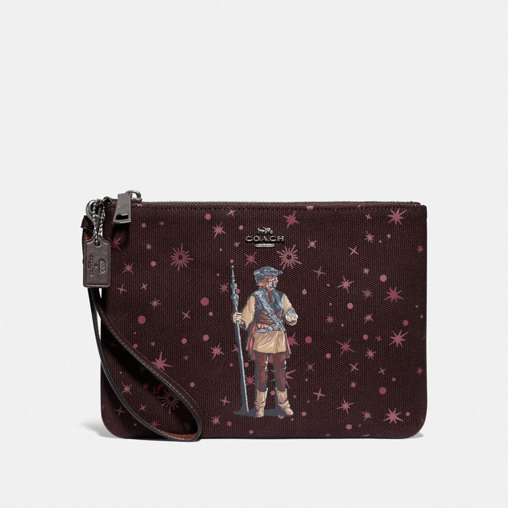 Coach® Outlet Star Wars X Coach Gallery Pouch With Princess Leia As Boushh