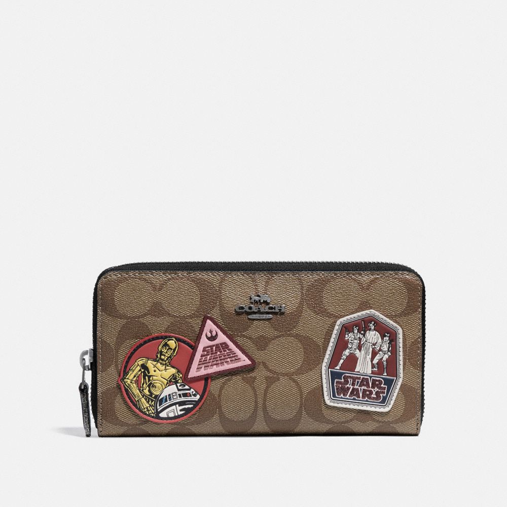 COACH® Outlet | Star Wars X Coach Accordion Zip Wallet In Signature ...